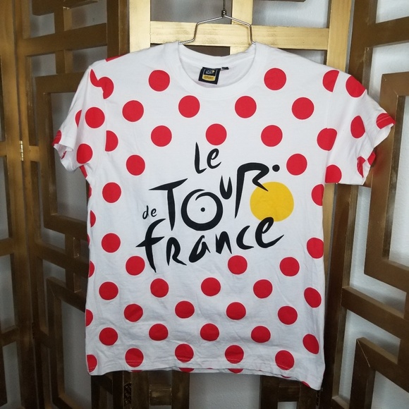 Tour de France Other - Tour de France Polka Dot Souvenir Bike Tee Shirt S